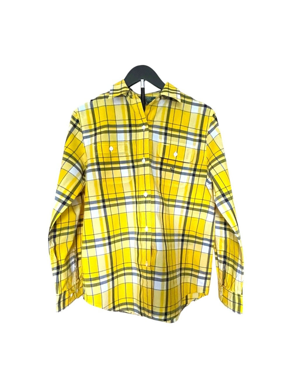 Lauren Ralph Lauren SM Women's Yellow Shirt Top PLZ READ! - Picture 2 of 10